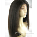 Afro Woman Human Hair Lace Front Wigs